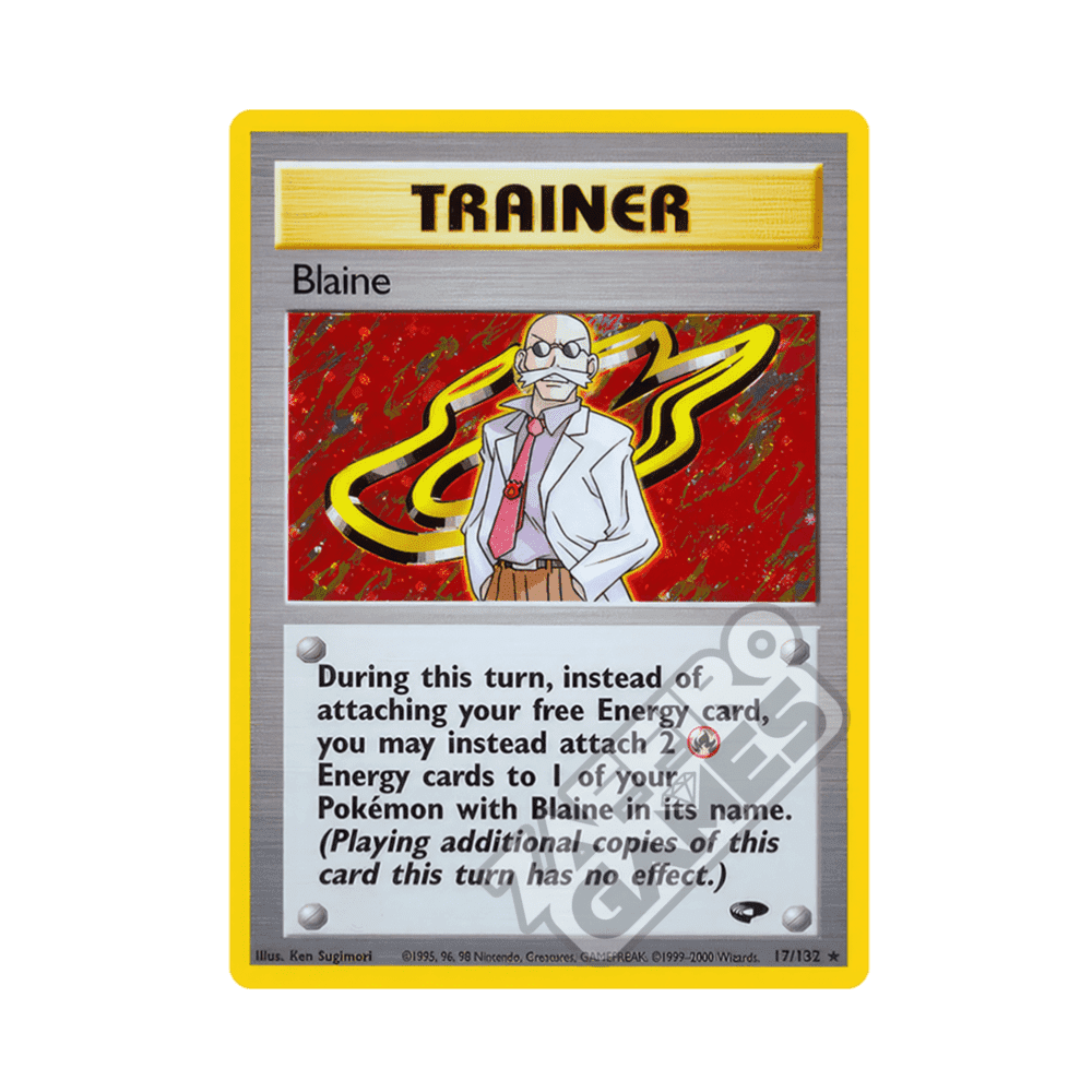 017/132 Blaine Holo Unlimited (ENG) - Gym Challenge rr