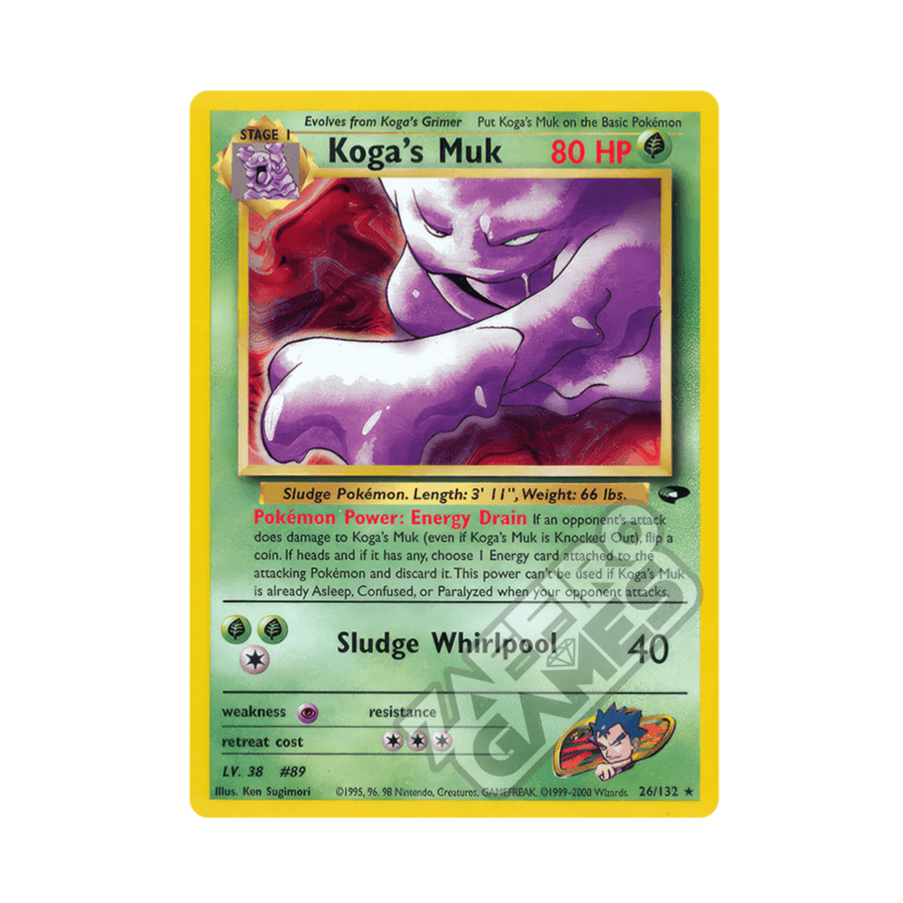 026/132 Koga's Muk Rara Unlimited (ENG) - Gym Challenge rr
