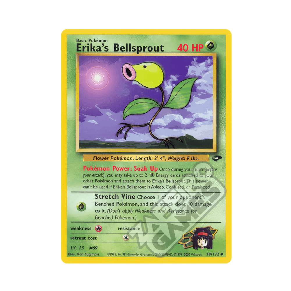 038/132 Erika's Bellsprout Non Comune Unlimited (ENG) - Gym Challenge rr