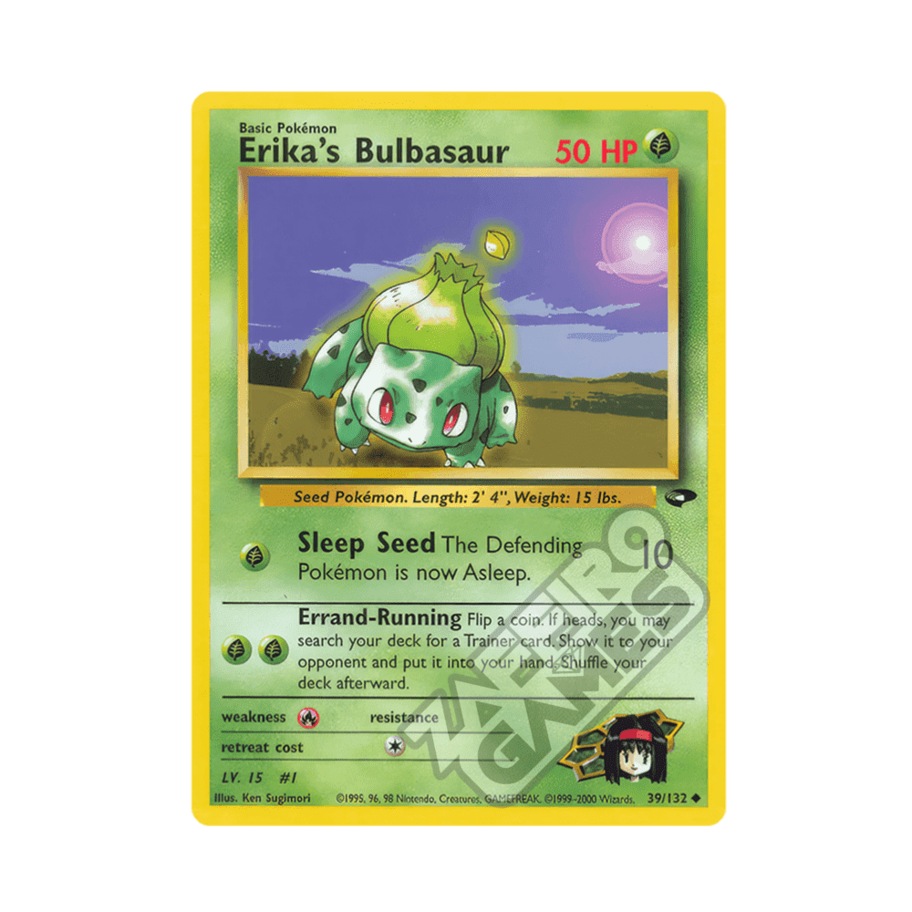 039/132 Blaine's Bulbasaur Non Comune Unlimited (ENG) - Gym Challenge rr