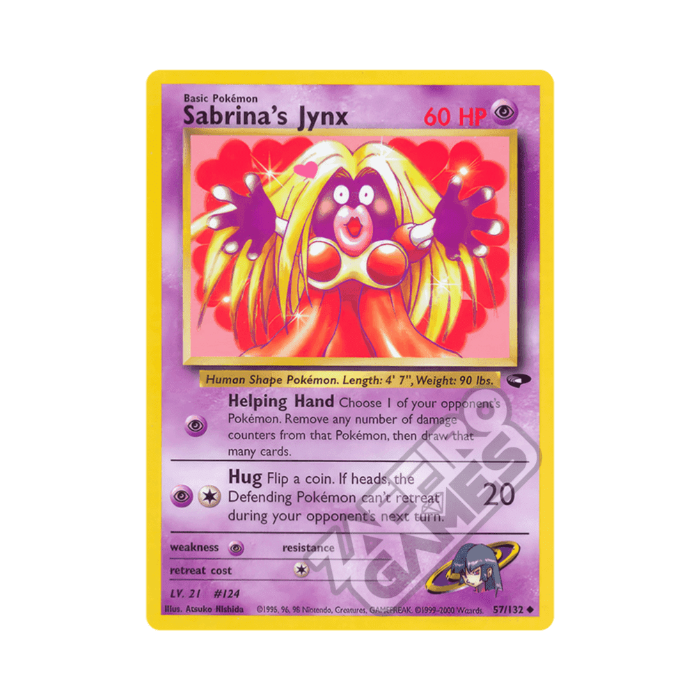 057/132 Sabrina's Jynx Non Comune Unlimited (ENG) - Gym Challenge rr