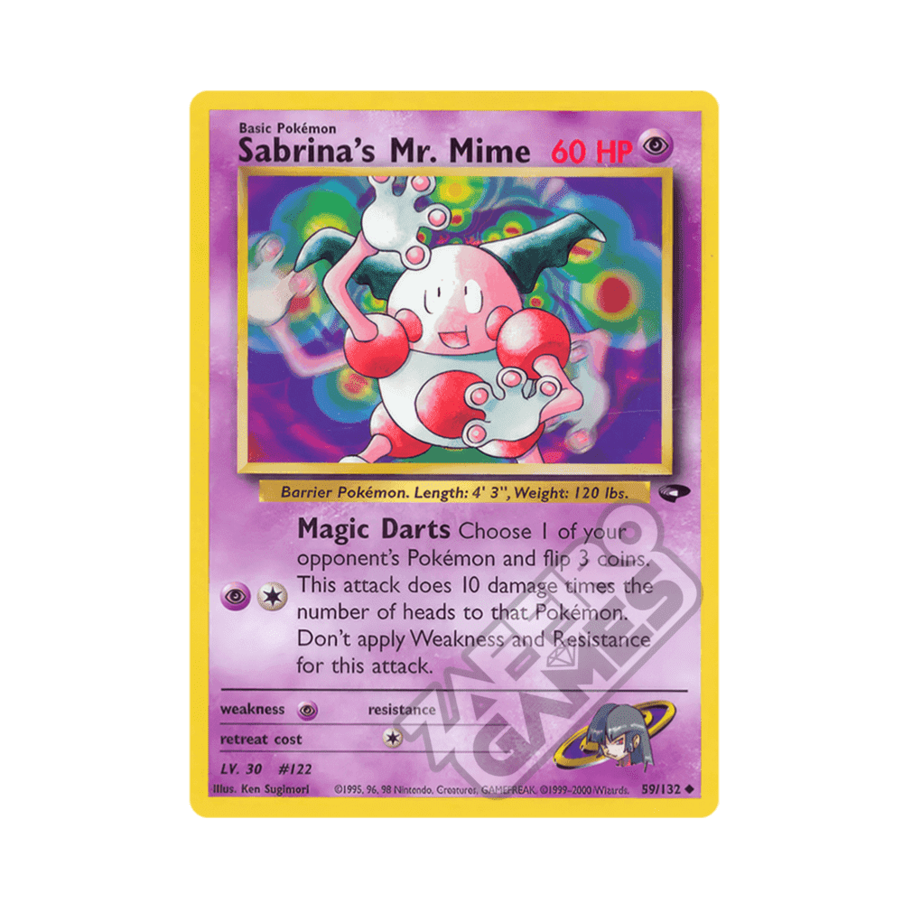059/132 Sabrina's Mr. Mime Non Comune Unlimited (ENG) - Gym Challenge rr