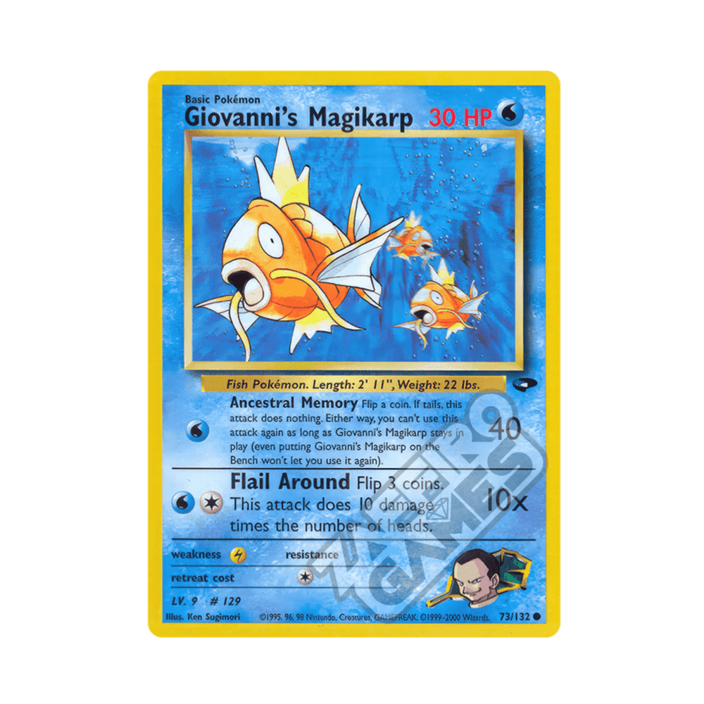 073/132 Giovanni's Magikarp Comune Unlimited (ENG) - Gym Challenge rr