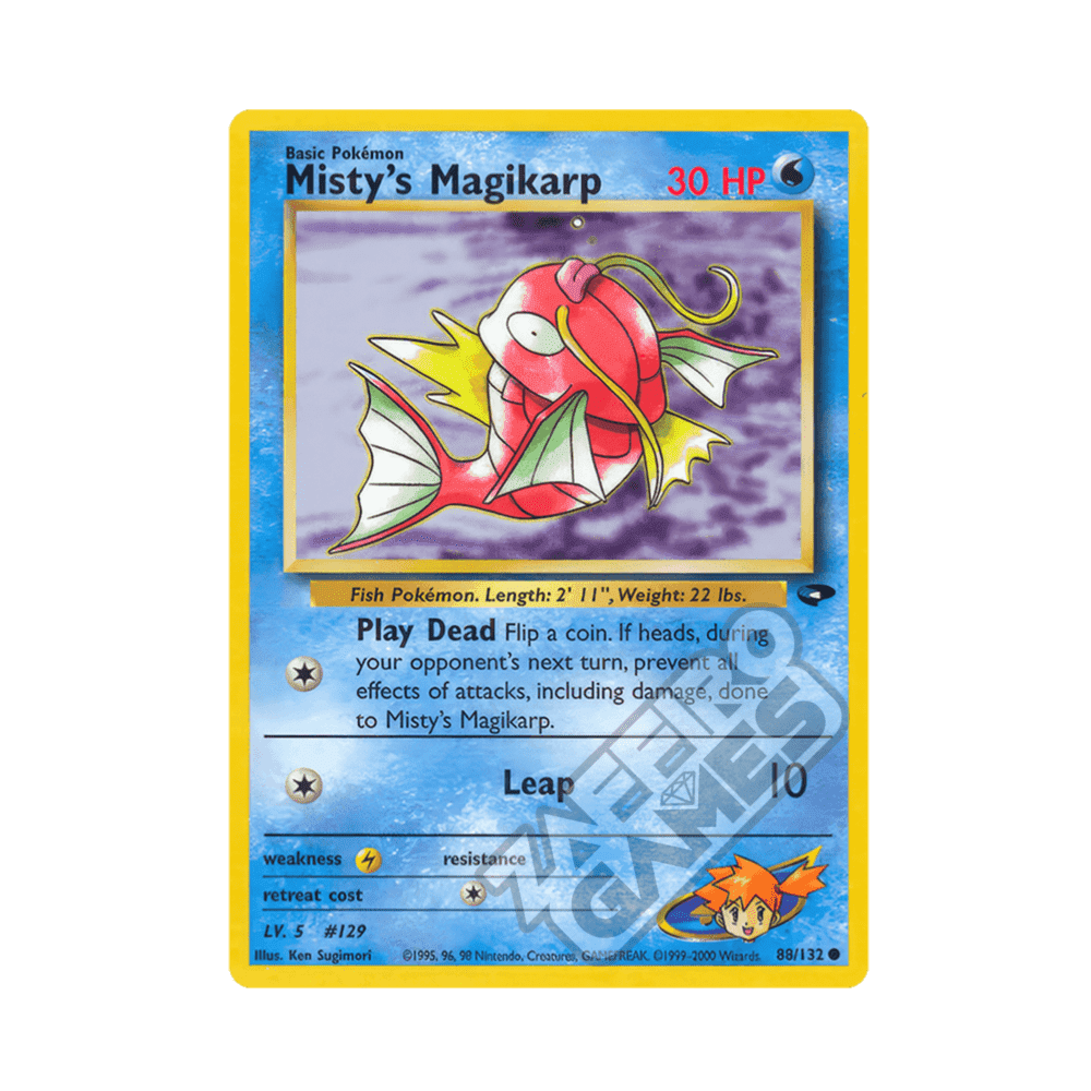 088/132 Misty's Magikarp Comune Unlimited (ENG) - Gym Challenge rr