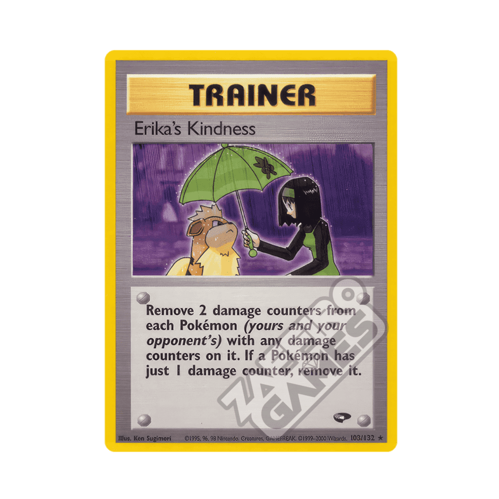 103/132 Erika Kindness Rara Unlimited (ENG) - Gym Challenge rr