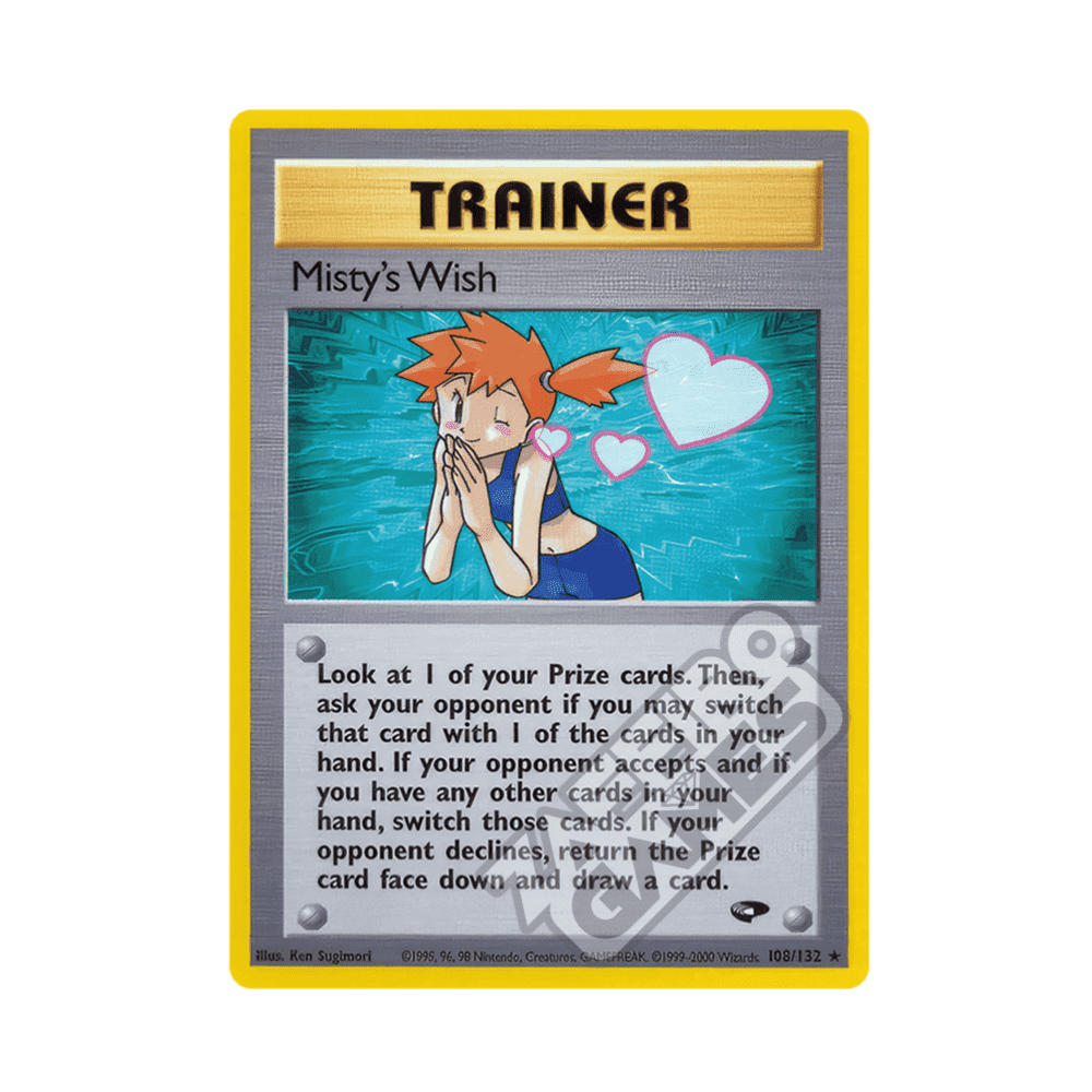 108/132 Misty's Wish Rara Unlimited (ENG) - Gym Challenge rr