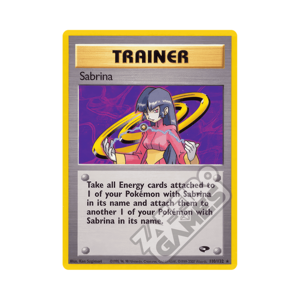 110/132 Sabrina Rara Unlimited (ENG) - Gym Challenge rr