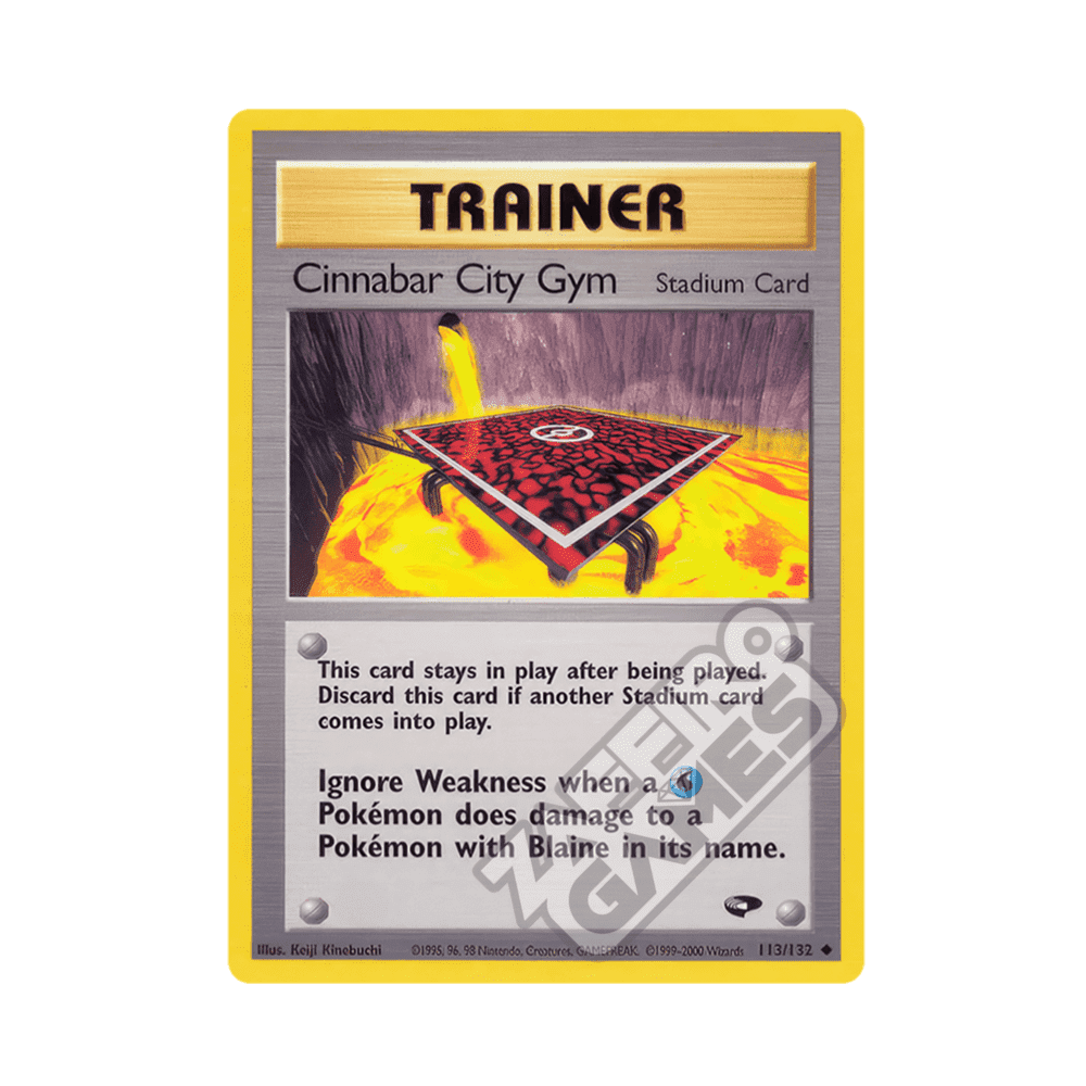 113/132 Cinnabar City Gym Non Comune Unlimited (ENG) - Gym Challenge rr