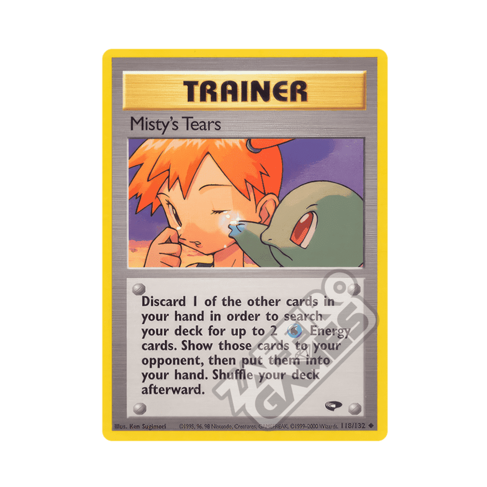 118/132 Misty's Tears Non Comune Unlimited (ENG) - Gym Challenge rr