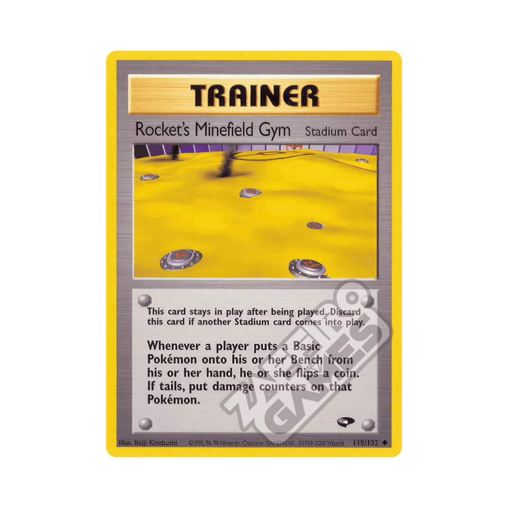 119/132 Rocket's Minefielf Gym Non Comune Unlimited (ENG) - Gym Challenge rr