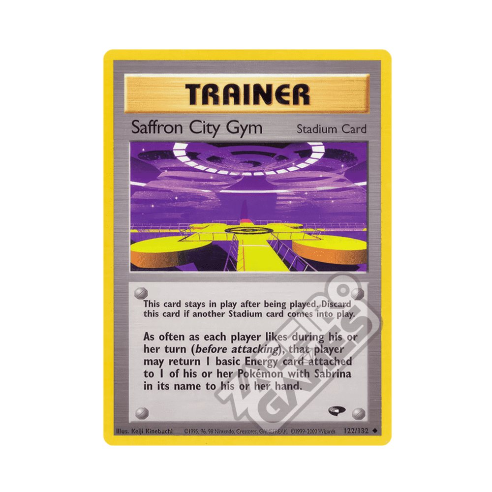 122/132 Saffron City Gym Non Comune Unlimited (ENG) - Gym Challenge rr