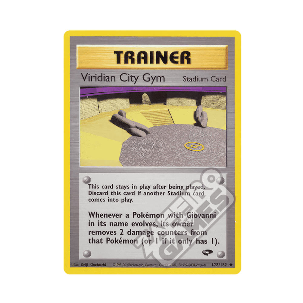 123/132 Virdian City Gym Non Comune Unlimited (ENG) - Gym Challenge rr