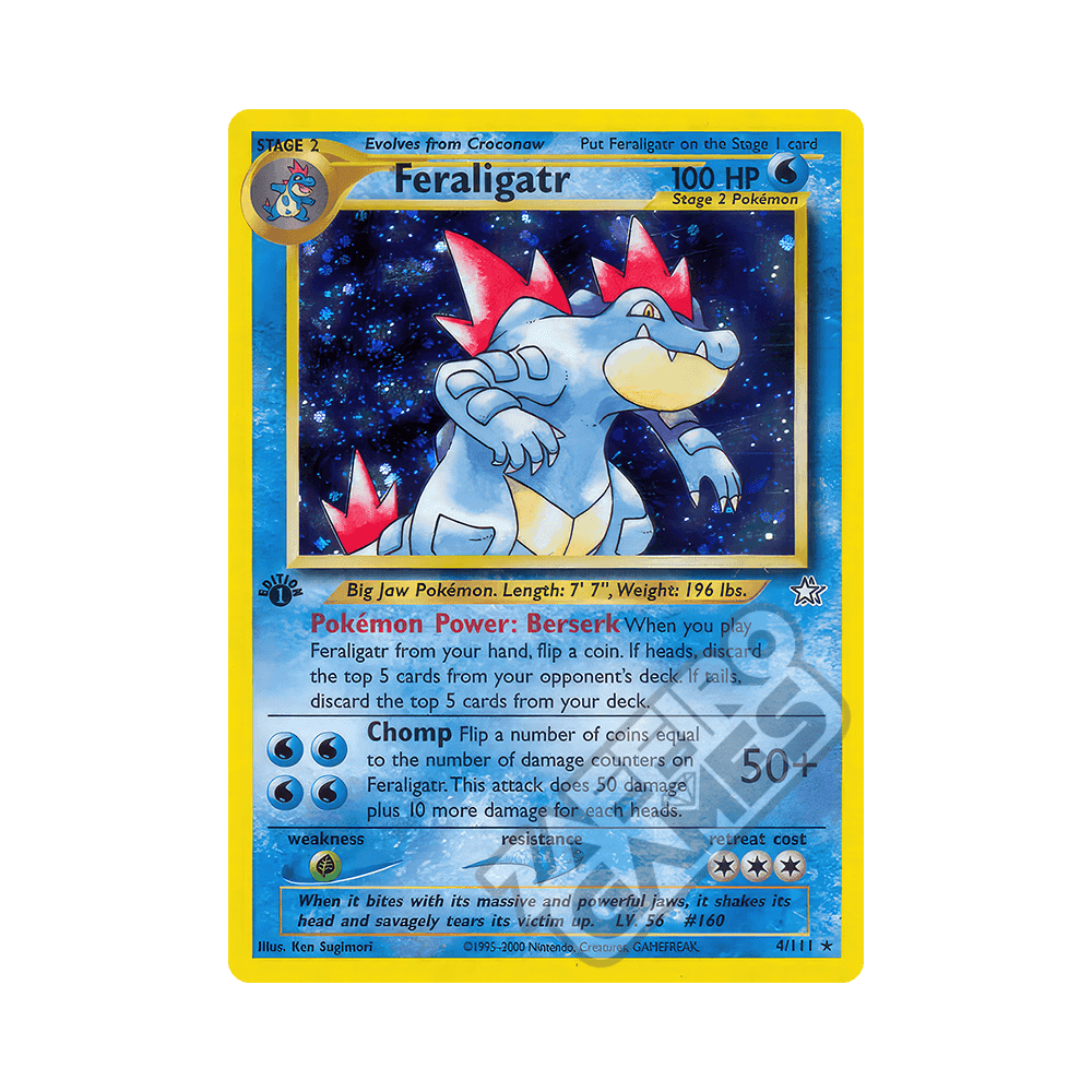 004/111 Feraligatr Holo Prima Edizione (ITA) - Neo Genesis rr