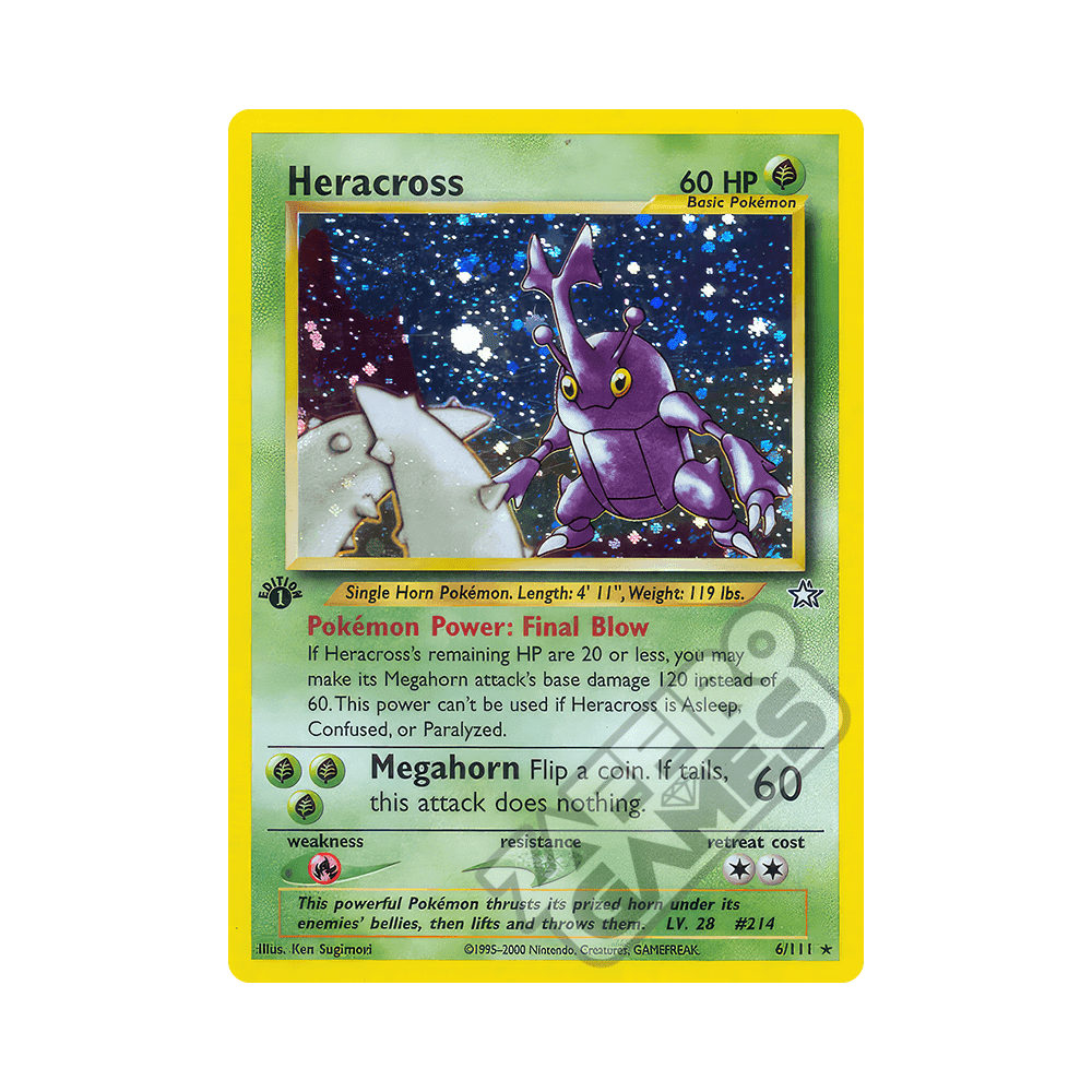006/111 Heracross Holo Prima Edizione (ITA) - Neo Genesis rr