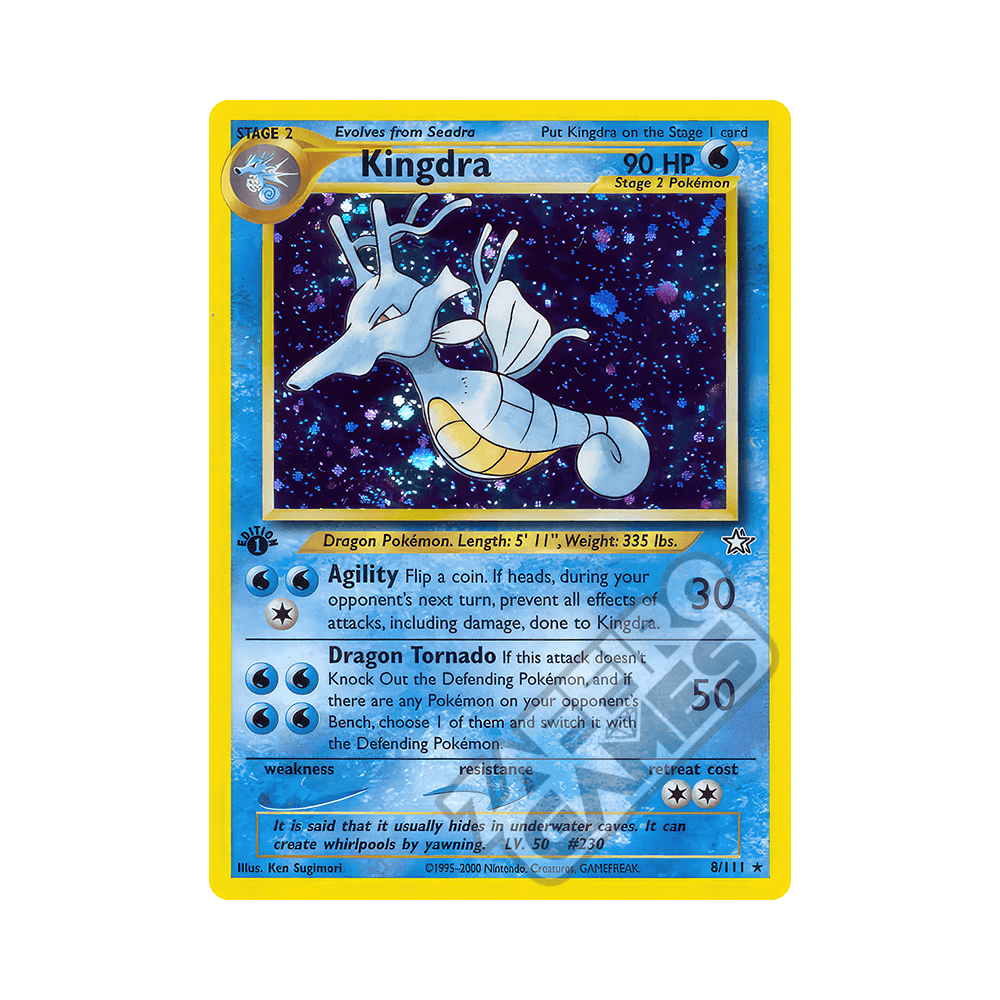 008/111 Kingdra Holo Prima Edizione (ITA) - Neo Genesis rr