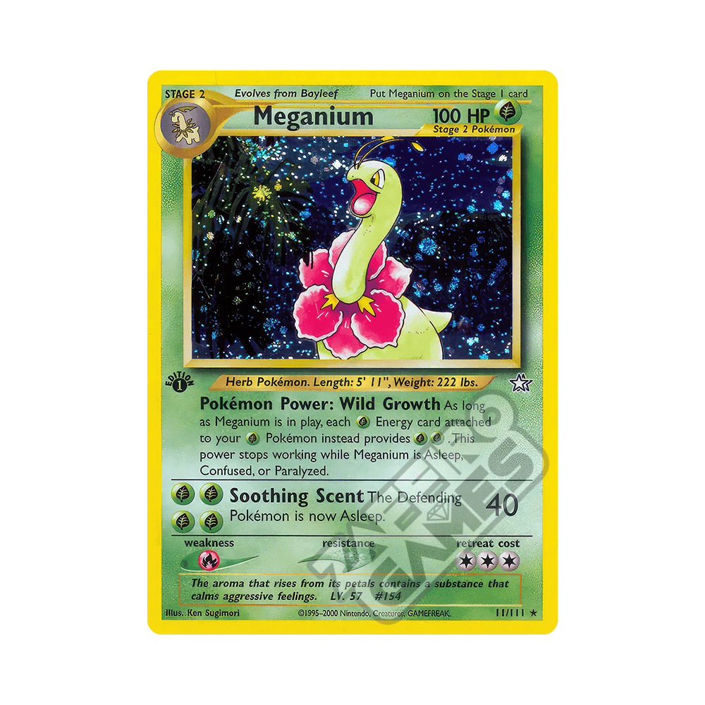 011/111 Meganium Holo Prima Edizione (ITA) - Neo Genesis rr