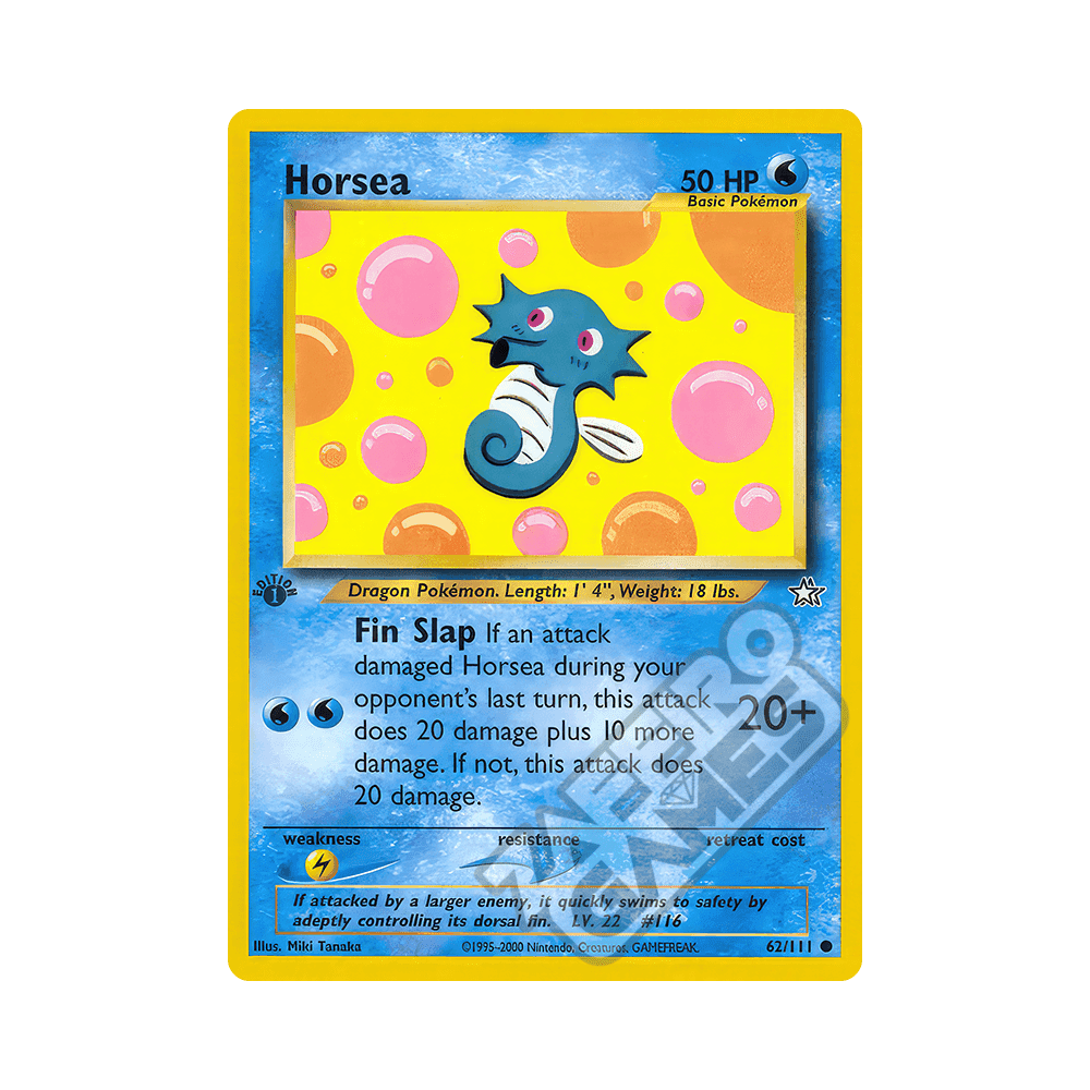 062/111 Horsea Comune Prima Edizione (ITA) - Neo Genesis rr