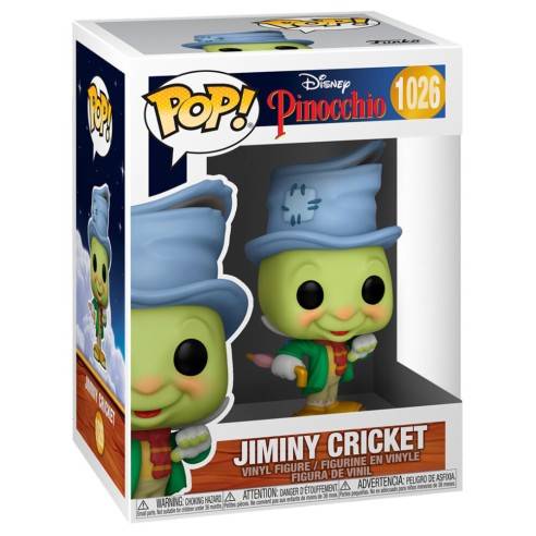 Pinocchio 80th Anniversary POP! Disney Vinyl Figure Street Jiminy 9 cm (1026)