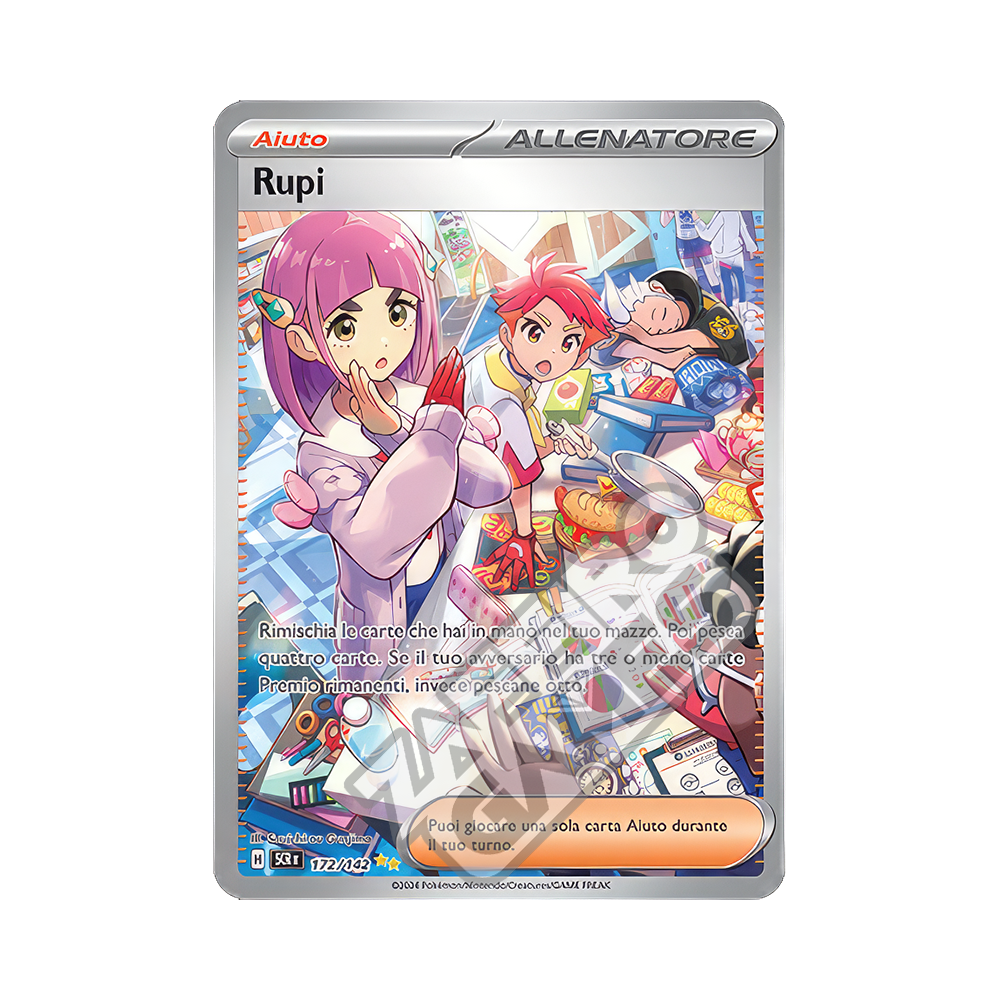 My-Booster Rupi (Tara) 166/142 Full Art - Caja De 10 Cartas Pokémon Italiano, Scarlatto E Violetto