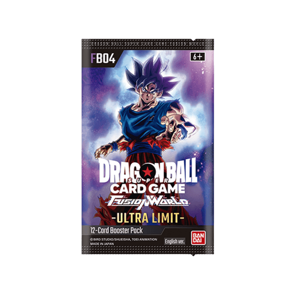 Dragon Ball Super Fusion World FB-04 Ultra Limit - Busta 12 carte (ENG) rr