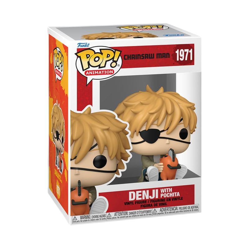 Chainsaw Man POP! Games Vinyl Figure Denji & Pochita 9 cm
