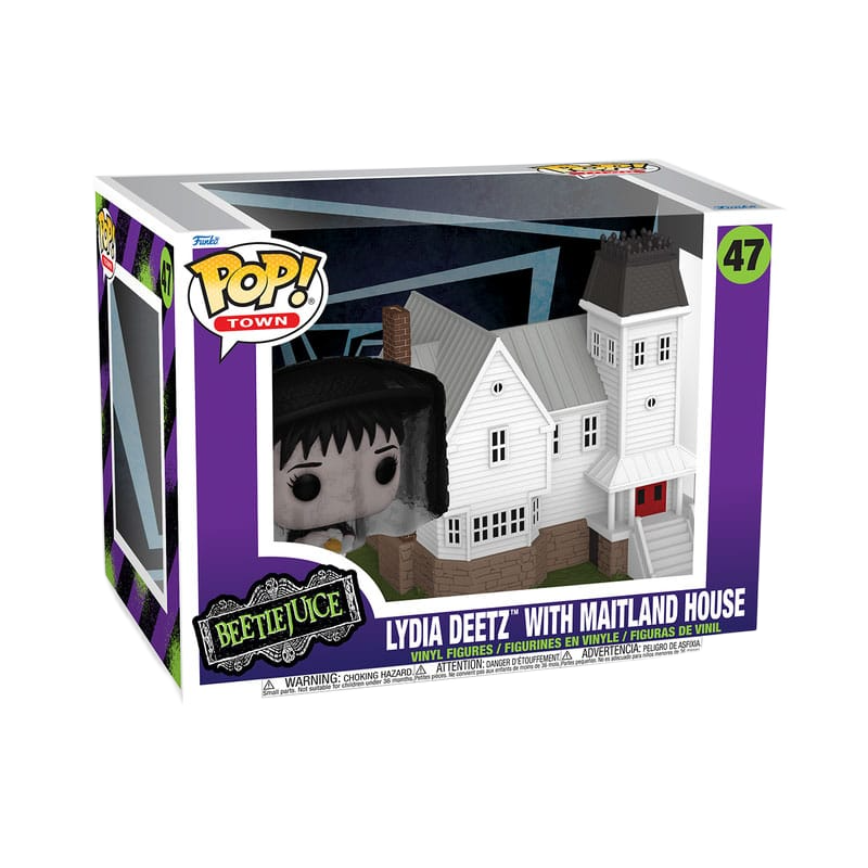Beetlejuice POP! Town Vinyl Figure Lydia Deetz with Maitland House 9 cm