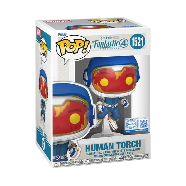 The Fantastic Four: First Steps POP! Vinyl Figure Human Torch (Astronaut) 9 cm