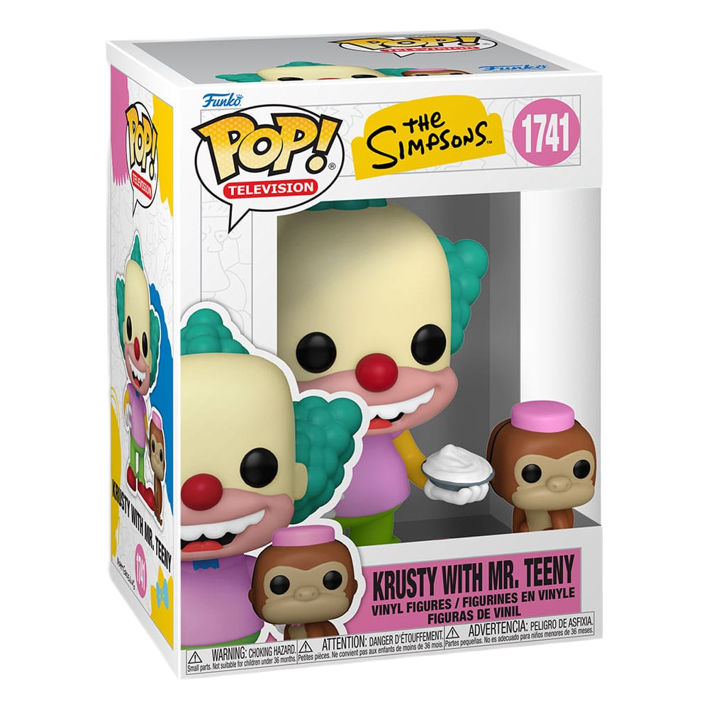 Simpsons POP&Buddy TV Vinyl Figure Krusty&Tenny 9 cm