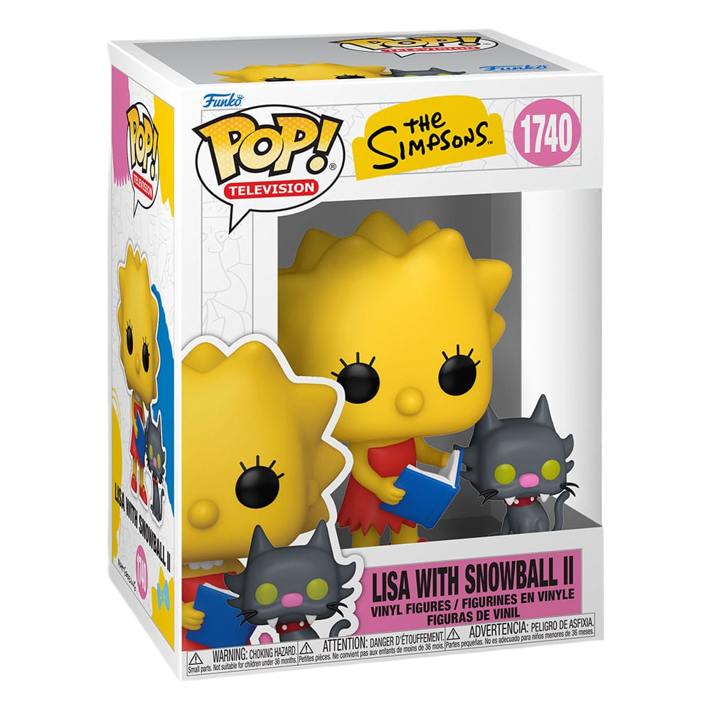 Simpsons POP&Buddy TV Vinyl Figure Lisa & SB 9 cm