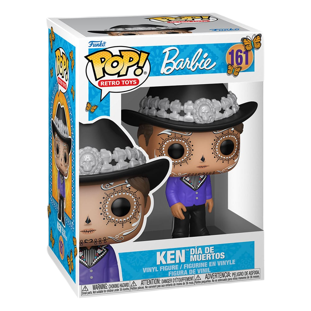 Barbie POP! Retro Toys Vinyl Figure Ken Dia de los Muertos 9 cm