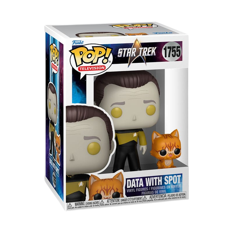 Star Trek POP!&Buddy TV Vinyl Figure STNXTGen- Data w/spot 9 cm