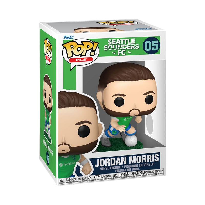 MLS POP! Sports Vinyl Figure Sounders- Jordan Morris 9 cm