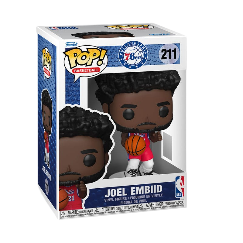 NBA Legends POP! Sports Vinyl Figure 76ers- Joel Embiid 9 cm