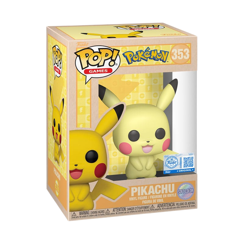 Pokémon POP! Games Vinyl Figure Pikachu (SftClr) 9 cm