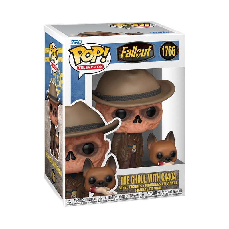 Fallout POP!&Buddy TV Vinyl Figure Ghoul&CX404 9 cm