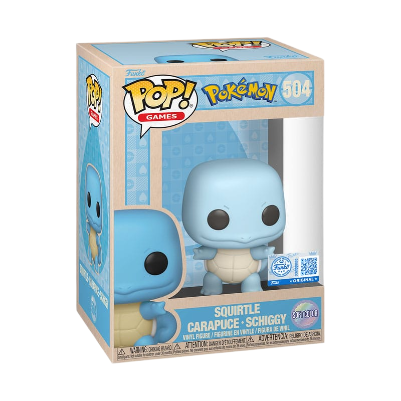 Pokemon POP! Games Vinyl Figure Squirtle (SftClr) 9 cm