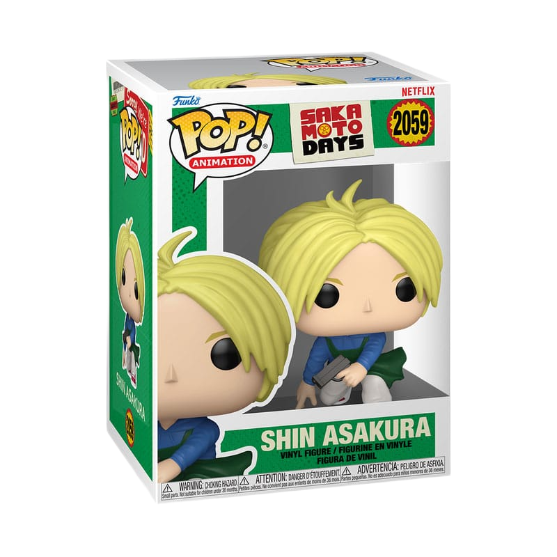 Sakamoto Days POP! Animation Vinyl Figures Shin 9 cm
