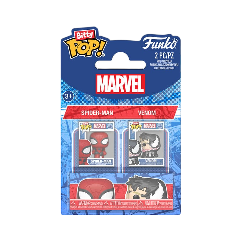 Spider-Man Bitty POP! Vinyl Figure 2-Pack Spider-Man&Vnm 2,5 cm