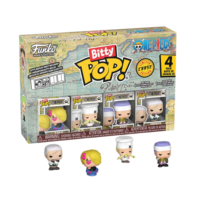 One Piece Bitty POP! Vinyl Figure 4-Pack Sanji 2,5 cm