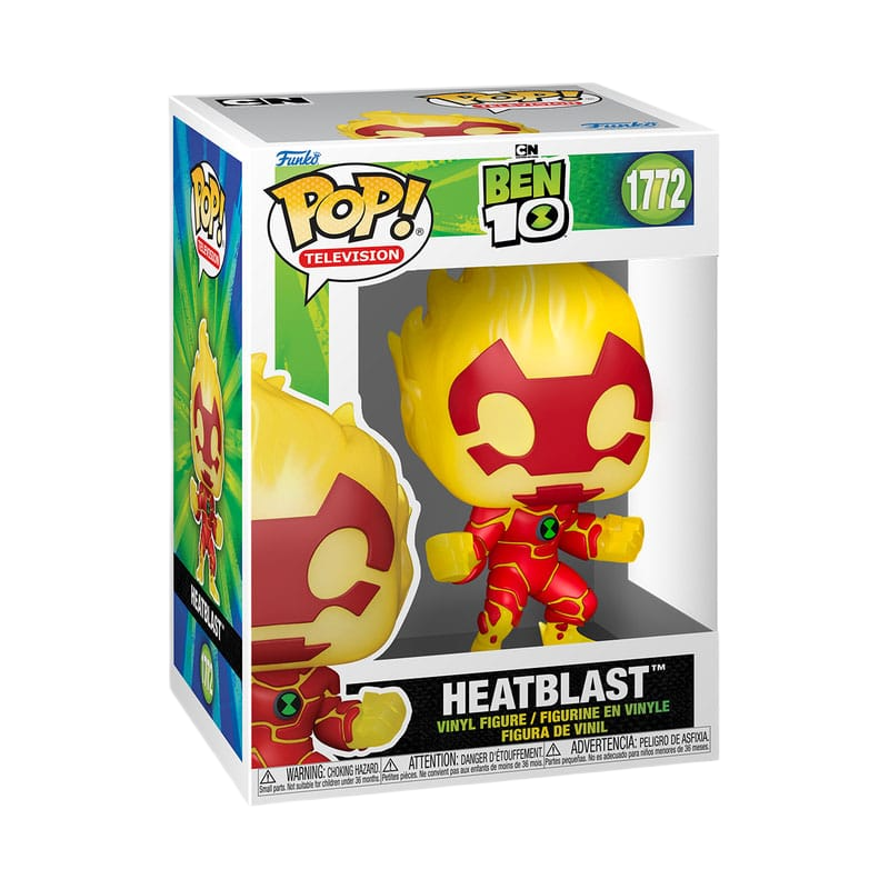 Ben 10 POP! TV Vinyl Figures Heatblast 9 cm