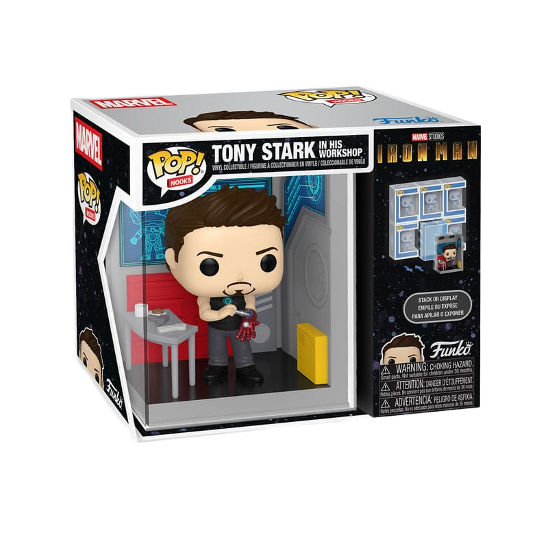 Marvel POP! Nooks Vinyl Figure Tony's Garage 9 cm