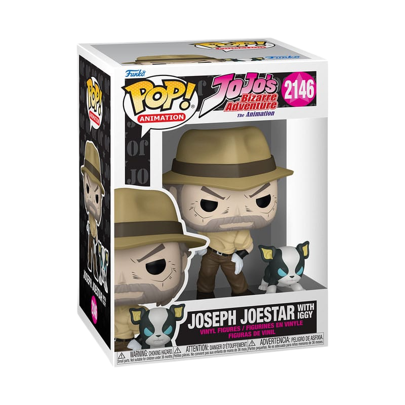 JoJo´s Bizarre Adventure POP!&Buddy Animation Vinyl Figures Joseph & Iggy 9 cm