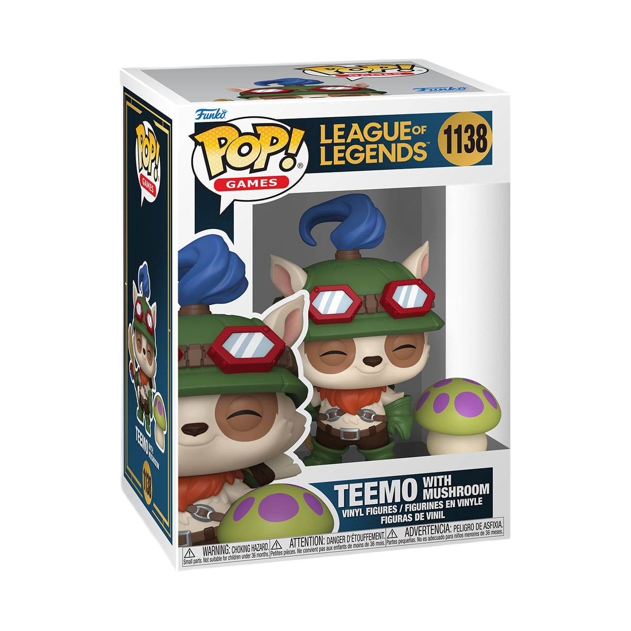 League of Legends POP!&Buddy Games Vinyl Figure Teemo w/Shroom 9 cm