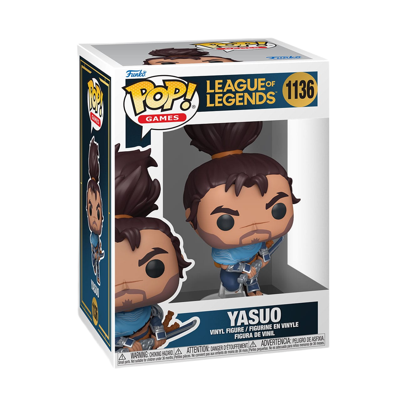League of Legends POP!&Buddy Games Vinyl Figure Yasuo 9 cm