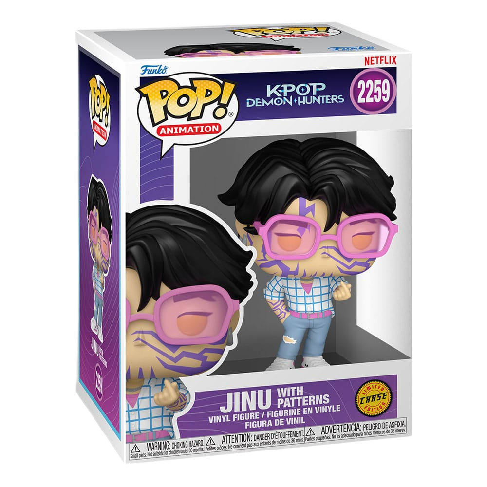KPop Demon Hunters POP! Animation Vinyl Figures Jinu Chase 9 cm