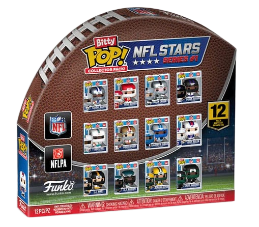 NFL Bitty POP! Vinyl Figure Multipack 2,5 cm Display