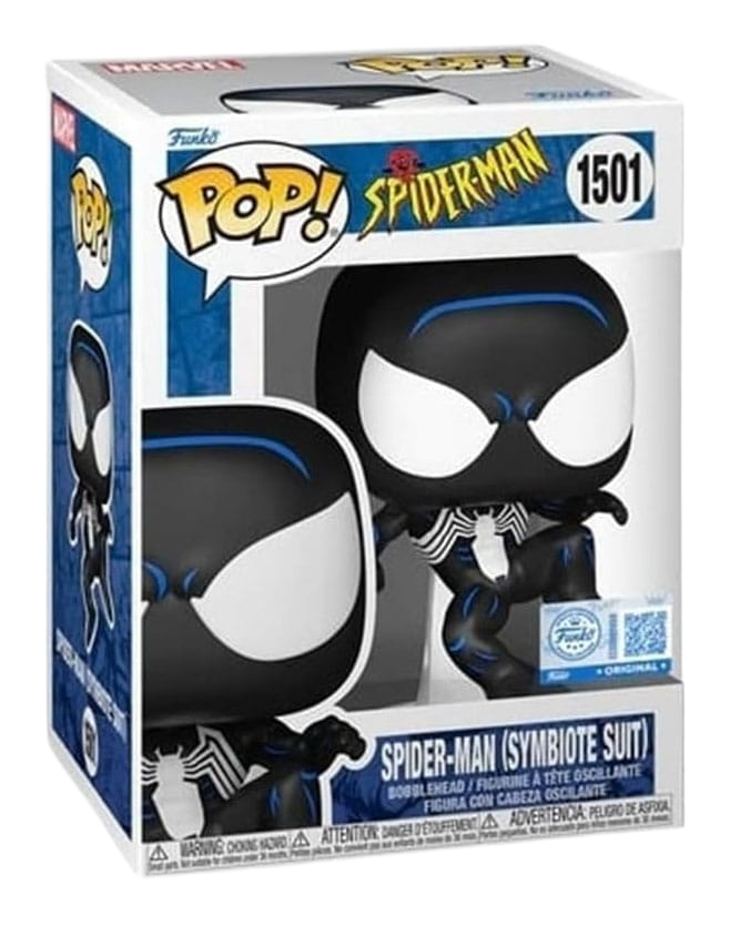 Spider-Man POP! Marvel Vinyl Figure Black Suit Spidey 9 cm