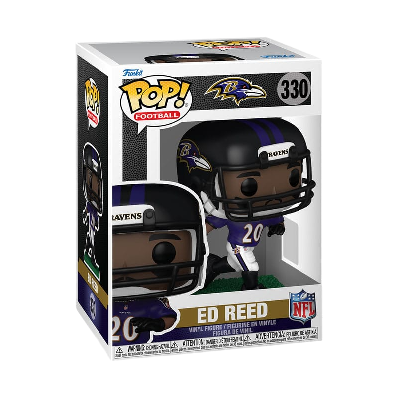 NFL: Legends POP! Sports Vinyl Figure Legends- Ed Reed(Ravens) 9 cm