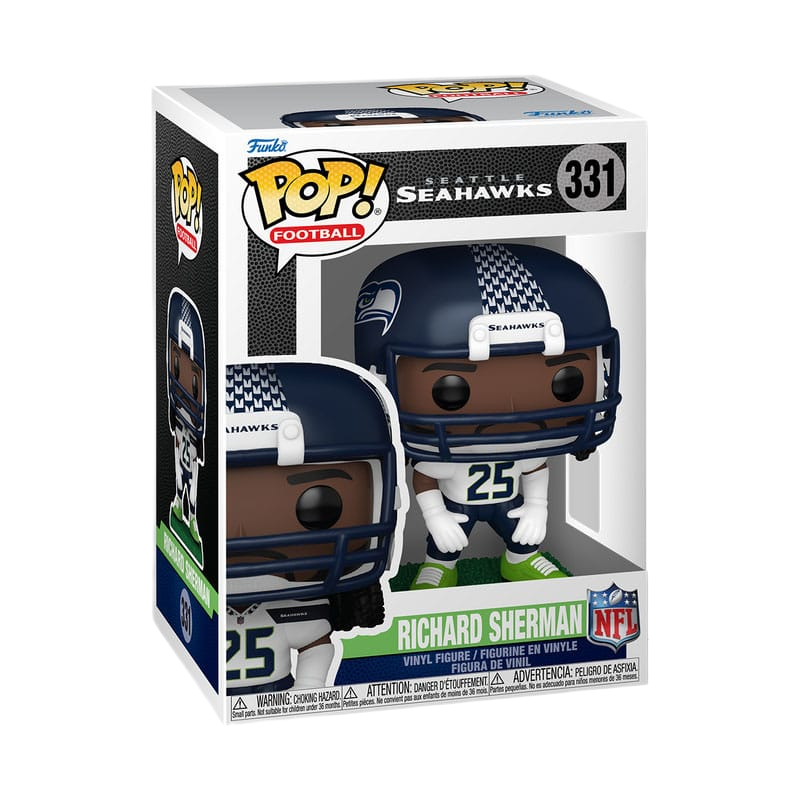 NFL: Legends POP! Sports Vinyl Figure Legends- Richard Sherman(Seahawks) 9 cm