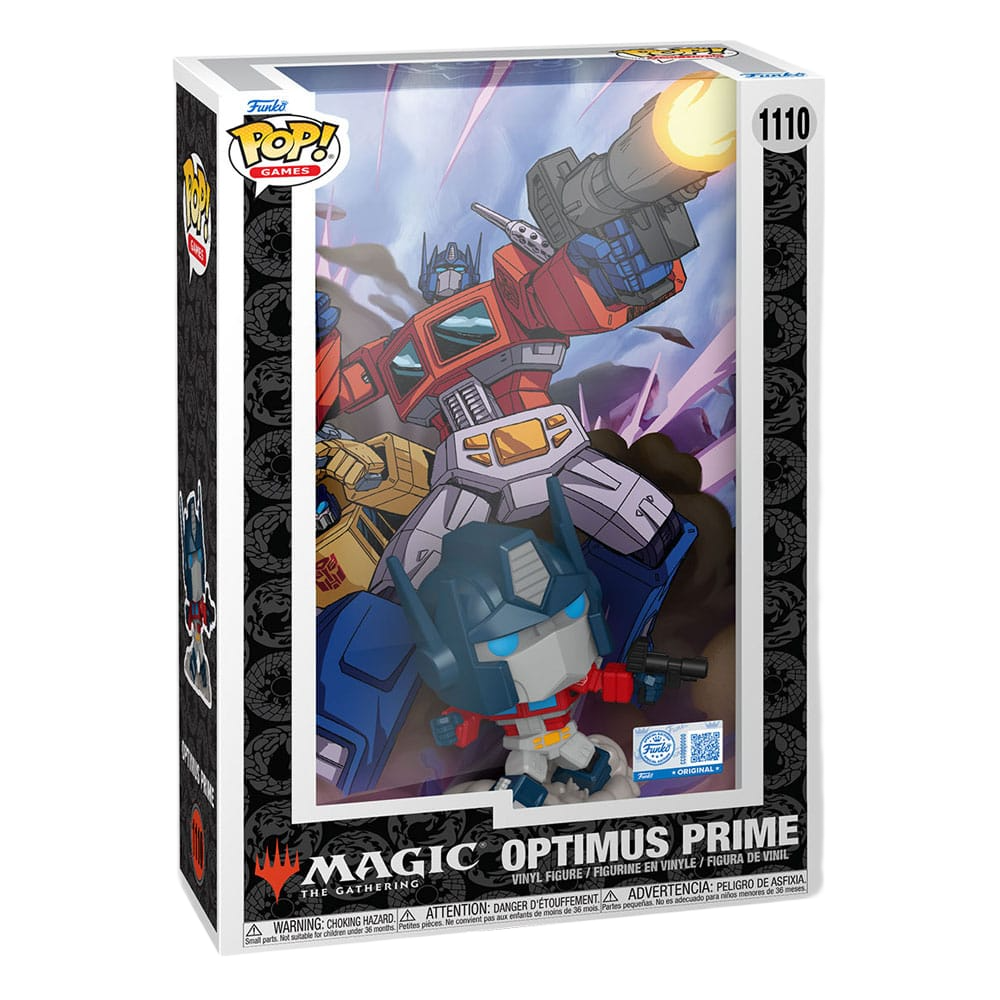 Transformers X MTG POP! Comic Covers Vinyl Figure Optimus Prime (Magic the Gathering) 9 cm